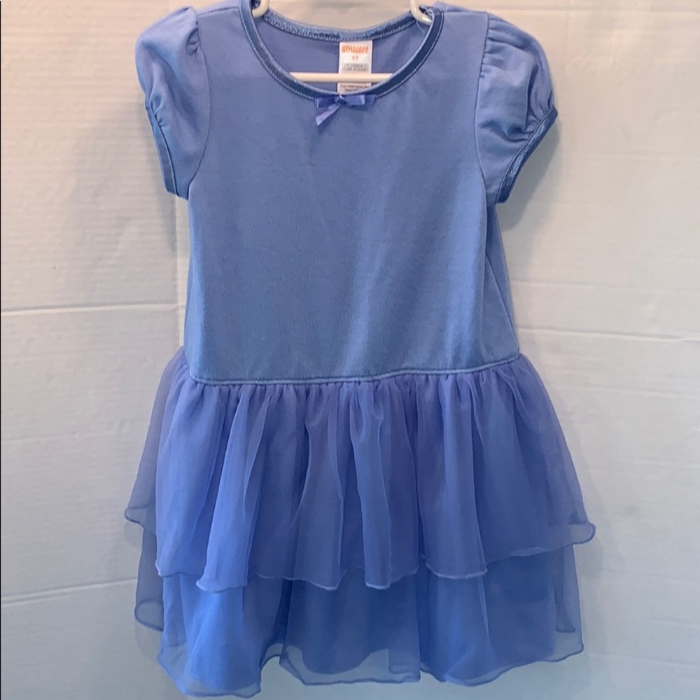 2t Girl  cap sleeve periwinkle dress